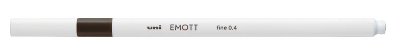 Ref. ASSPEMSYG, Feutre Emott 0,4 mm gris, Gris, marque UNI BALL