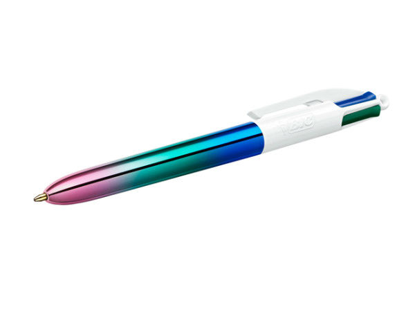 Ref. BIC713871, Stylo bille 4 Couleurs Gradient paon, Assorties, marque BIC