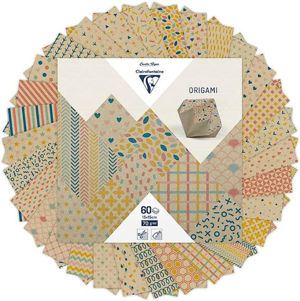Ref. CLA95380C, Poch 60f origami krafty color 15x15