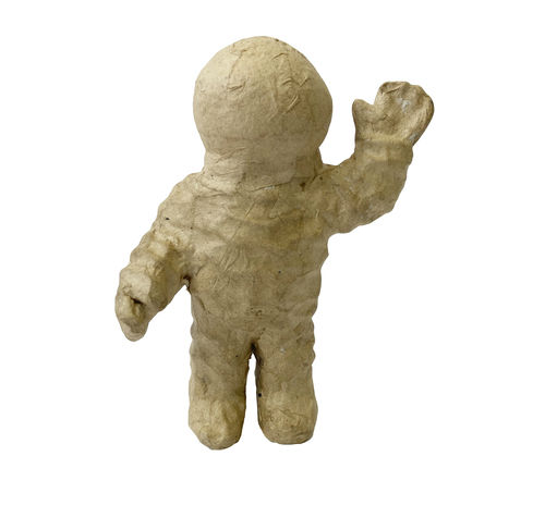 Ref. CLAAP197C, Cosmonaute en papier mache 11 cm