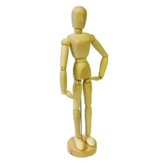 Ref. COL806181, Mannequin femme bois 30 cm, marque LEFRANC & BOURGEOIS