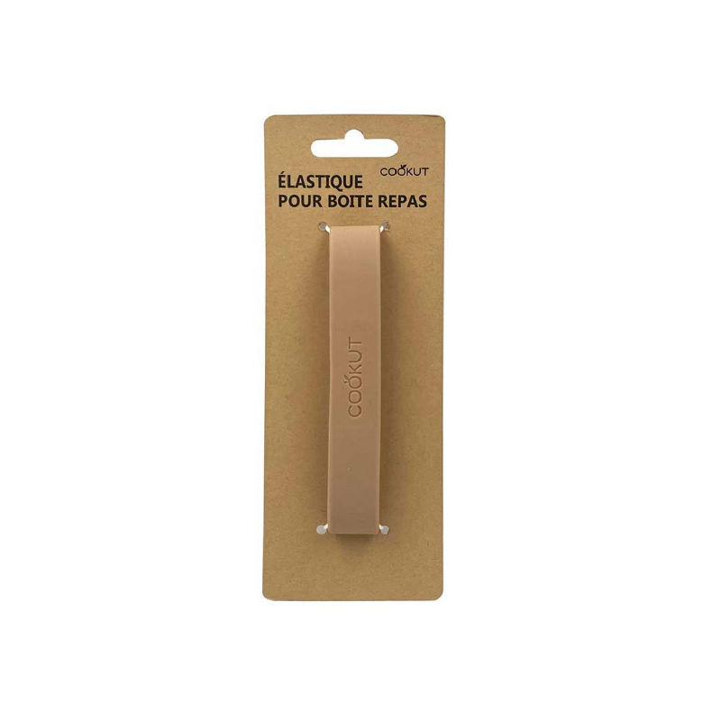 Ref. COOBCS, Bande élastique grise pour lunch box, marque COOKUT