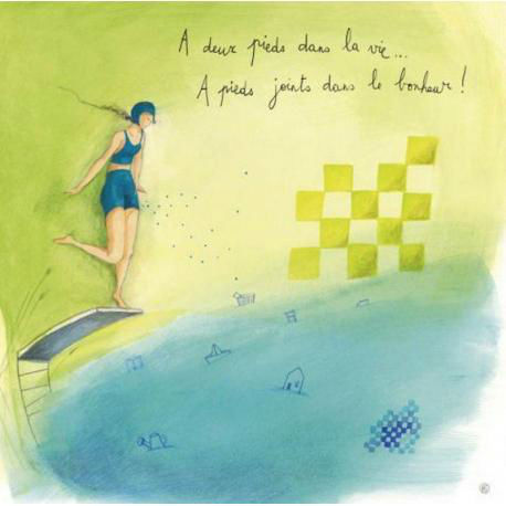 Ref. CORBA, Carte postale 14x14 correspondance