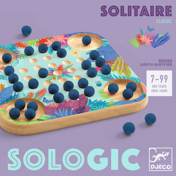 Ref. DJEDJ00813, Jeu sologic solitaire, marque DJECO