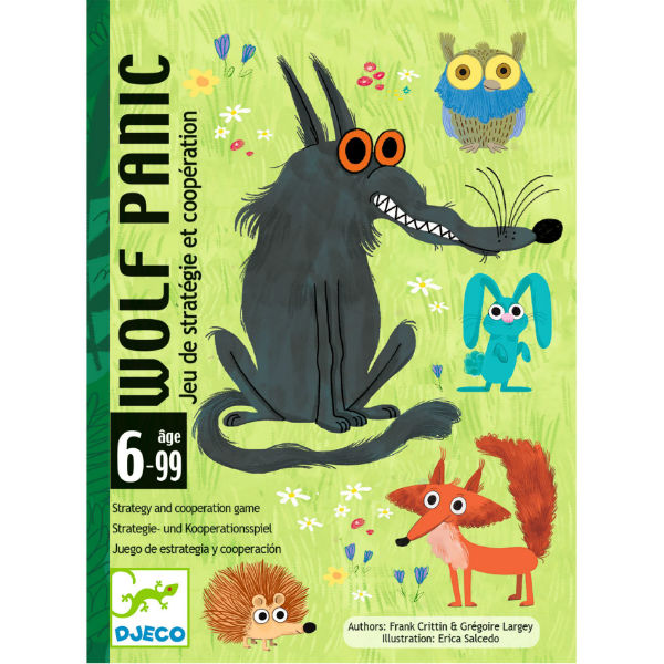 Ref. DJEDJ05080, Jeu de cartes wolfpanic, marque DJECO