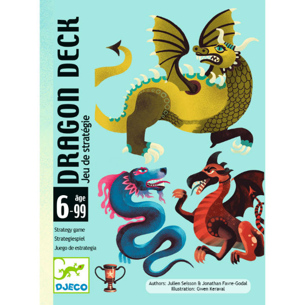 Ref. DJEDJ05081, Jeu de cartes dragon deck, marque DJECO