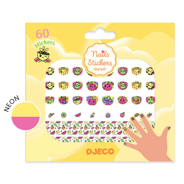 Ref. DJEDJ09240, Nail stickers peps, marque DJECO