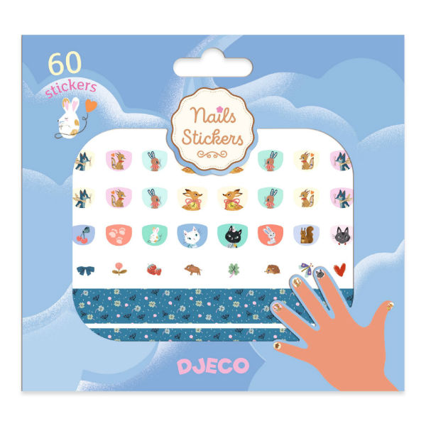 Ref. DJEDJ09242, Nail stickers mimi, marque DJECO