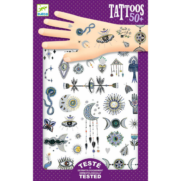 Ref. DJEDJ09252, Tatouage wicca, marque DJECO