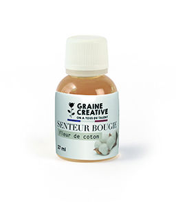 Ref. GRA151081, Senteur bougie fleur de coton 27 ml, marque GRAINE CREATIVE