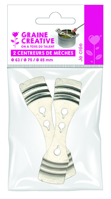 Ref. GRA153420, Lot de 2 outils de centrage de mèche, marque GRAINE CREATIVE