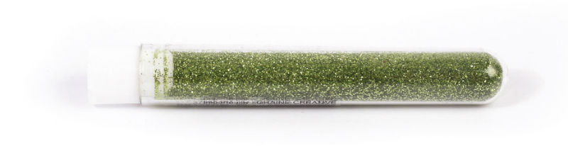 Ref. GRA171180, Tube 2.7g paillettes bio vert pomme, Vert, marque GRAINE CREATIVE
