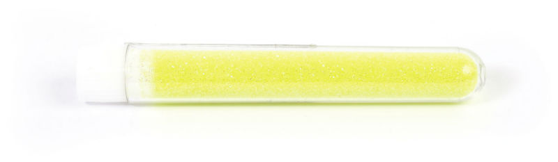 Ref. GRA171183, Tube 2.7g paillettes bio jaune fluo, Jaune, marque GRAINE CREATIVE
