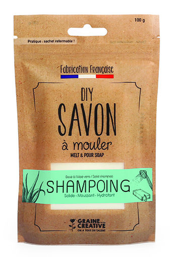 Ref. GRA200349, Pain de 100g de shampoing solide, marque GRAINE CREATIVE