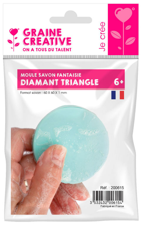 Ref. GRA200615, Mini moule thermo savon rond, marque GRAINE CREATIVE