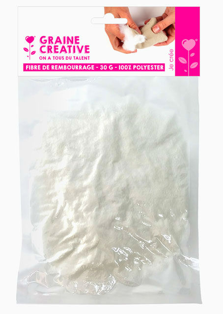 Ref. GRA420296, Ouate de cellulose  30 g, marque GRAINE CREATIVE