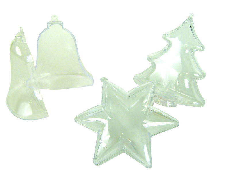 Ref. GRA570501, Etoile plastique cristal H8 cm, marque GRAINE CREATIVE