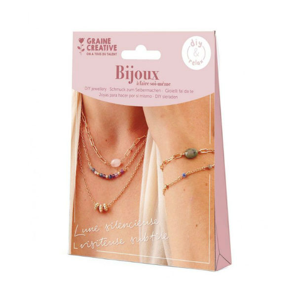 Ref. GRA816036, Kit bijoux Litho, marque GRAINE CREATIVE