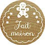 Ref. GRAWF7001, Tampon bois Woodies fait maison, marque WOODIES