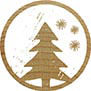 Ref. GRAWF7006, Tampon bois Woodies sapin, marque WOODIES