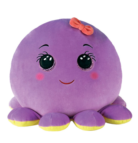 Ref. JURTY39242, Petite peluche Ty Squish A Boos pieuvre Octavia, marque TY