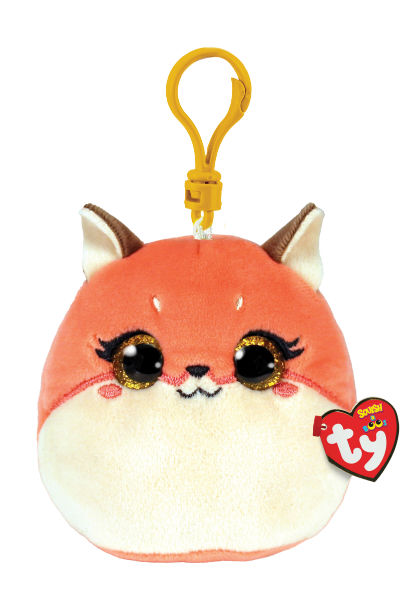 Ref. JURTY39560, Porte clé peluche Ty Squish A Boos renard Roxie, marque TY