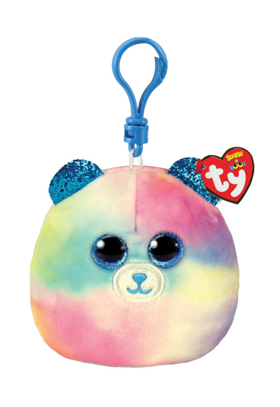 Ref. JURTY39566, Porte clé peluche Ty Squish A Boos ours Hope, marque TY