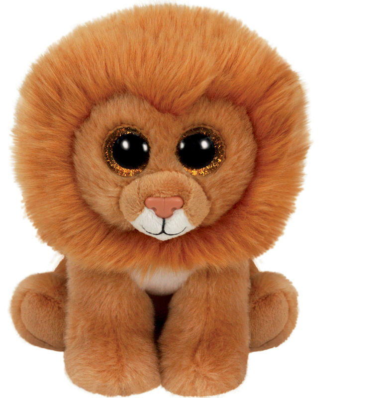 Ref. JURTY42107, Petite peluche Ty Beanie Babies lion Louie, marque TY