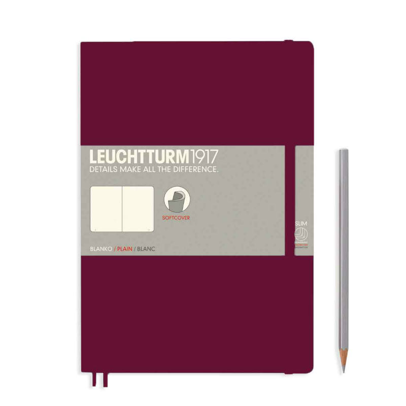 Image de  Carnet Leuchtturm souple B5 pointillés bordeaux 