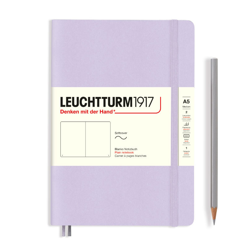 Image de  Carnet Leuchtturm souple A5 uni lila 