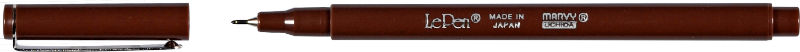 Ref. LMG4300S6, Feutre fin Le Pen marron, Marron, marque MARVY UCHILDA