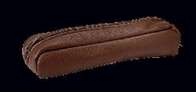 Ref. OBE648858, Fourre-tout simple rectangle cuir, Marron, marque OBERTHUR