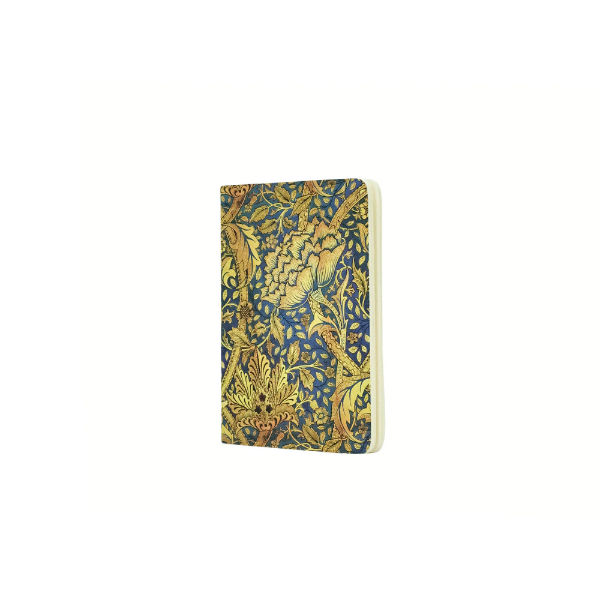Ref. PAPCBD6303, Cahier A6 80 pages pointillé Morris danse du vent, marque PAPERBLANKS