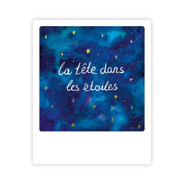 Image de  Petite carte postale polaroid + env 