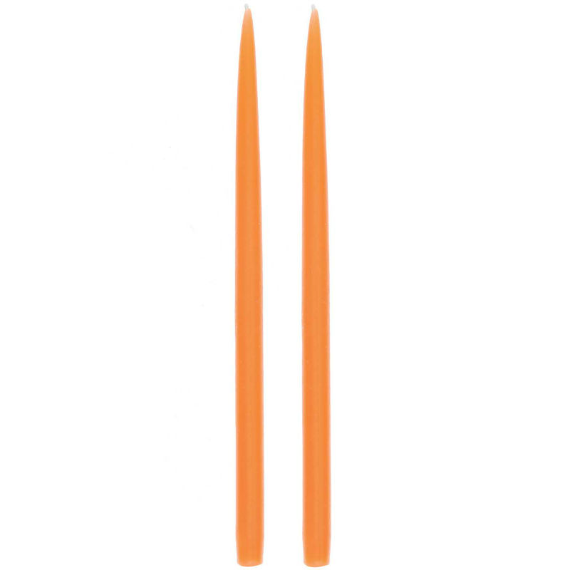 Ref. RIC400179, Bougie longue et fine orange fluo, Orange, marque RICO DESIGN