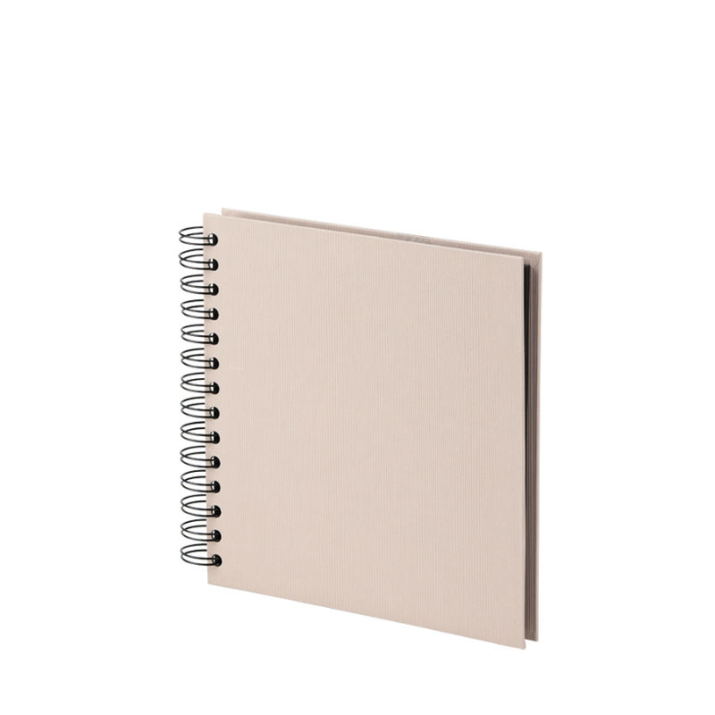 Ref. ROS1329452585, Album photos a spirales soho 18x18 rose poudre