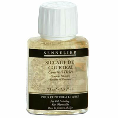 Ref. SENN13506175, Flacon 75 ml siccatif courtrai huile, marque SENNELIER
