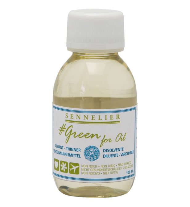 Ref. SENN135201100, Flacon 100 ml diluant huile, marque SENNELIER