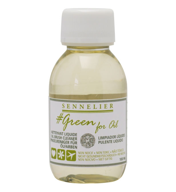Ref. SENN135220100, Flacon 100 ml nettoyant huile, marque SENNELIER