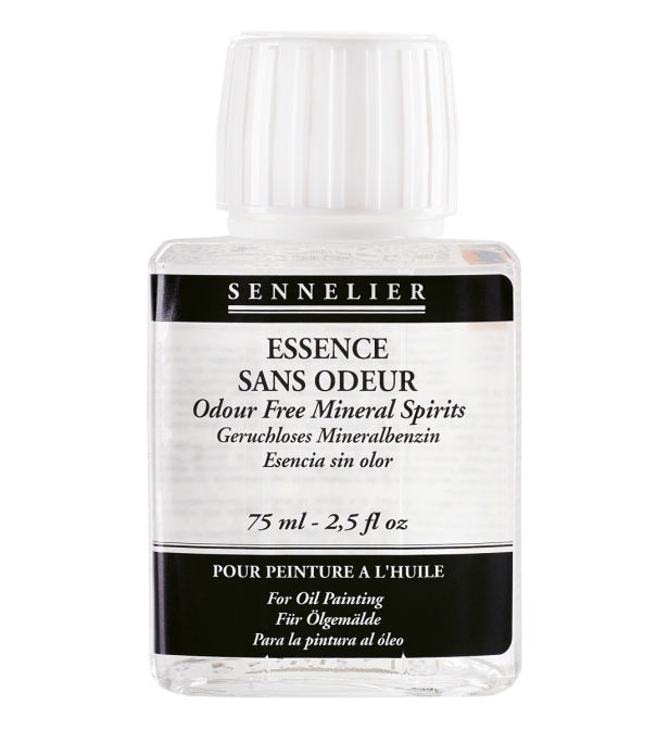 Ref. SENN13536175, Flacon 75 ml essence sans odeur huile, marque SENNELIER