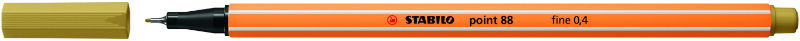 Ref. STA8866, Stylo-feutre Stabilo Point 88  vert kaki, Vert, marque STABILO