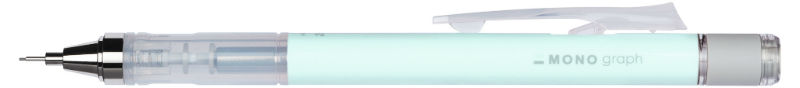 Ref. TOMSHMG64BS, Porte-mine Mono Graph pastel vert menthe, Vert, marque TOMBOW